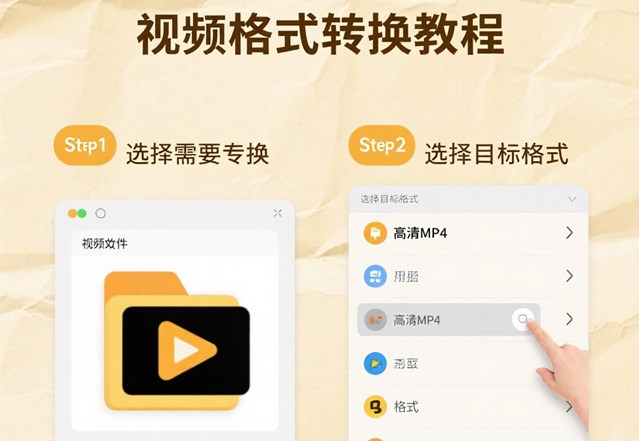 视频格式转换功能的使用